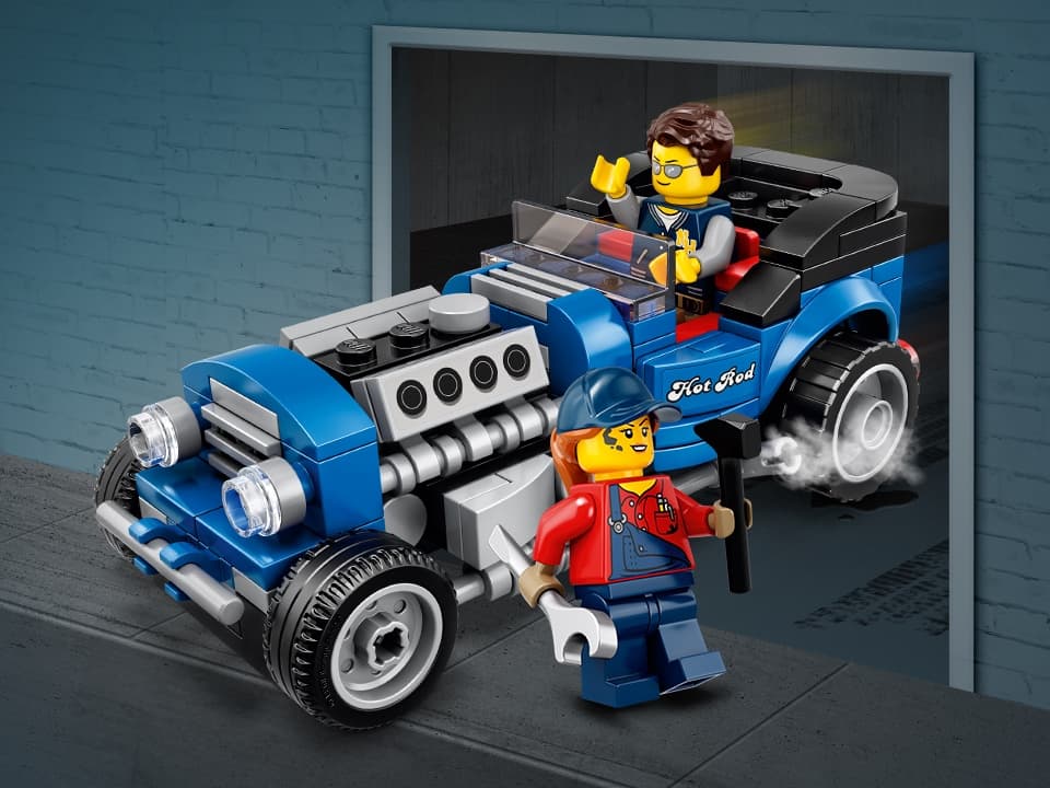 LEGO Hot Rod Blue Fury