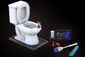 This LEGO Toilet is One of the Most Popular New Ideas Entries