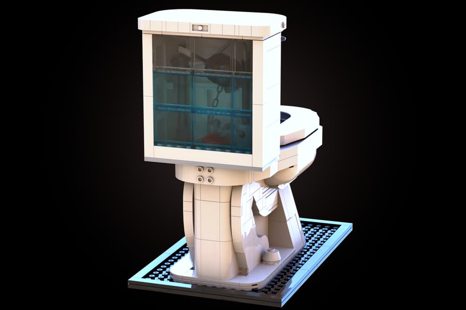 LEGO Ideas Toilet