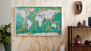 A 11,695 Piece LEGO World Map is  Launching Next Week