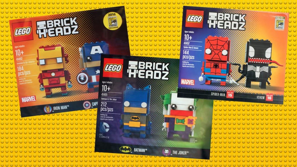 Lego Comic Con Exclusive BrickHeadz