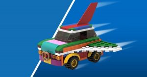 LEGO’s Current Free Gift is a Rather Snazzy Rebuildable Flying Car