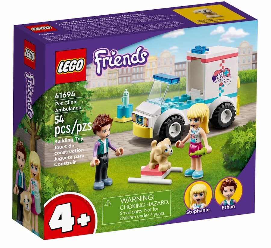 LEGO Friends 41694 Pet Clinic Ambulance