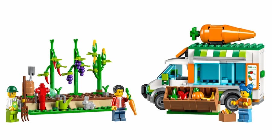 This image has an empty alt attribute; its file name is LEGO-City-60345-Farmers-Market-Van-1.jpg