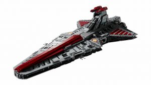 This metre-long Lego Star Wars Venator-Class Republic Attack Cruiser set arrives in October