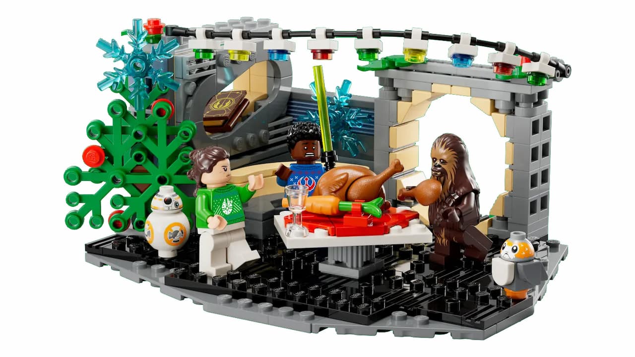 Lego Star Wars Millennium Falcon Holiday Diorama