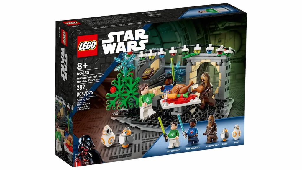 Lego Star Wars Millennium Falcon Holiday Diorama