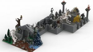 This Lego Ideas Dungeons & Dragons necromancer’s lair is to die for