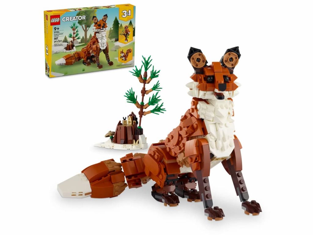 Lego Forest Animals Red Fox 31154 box