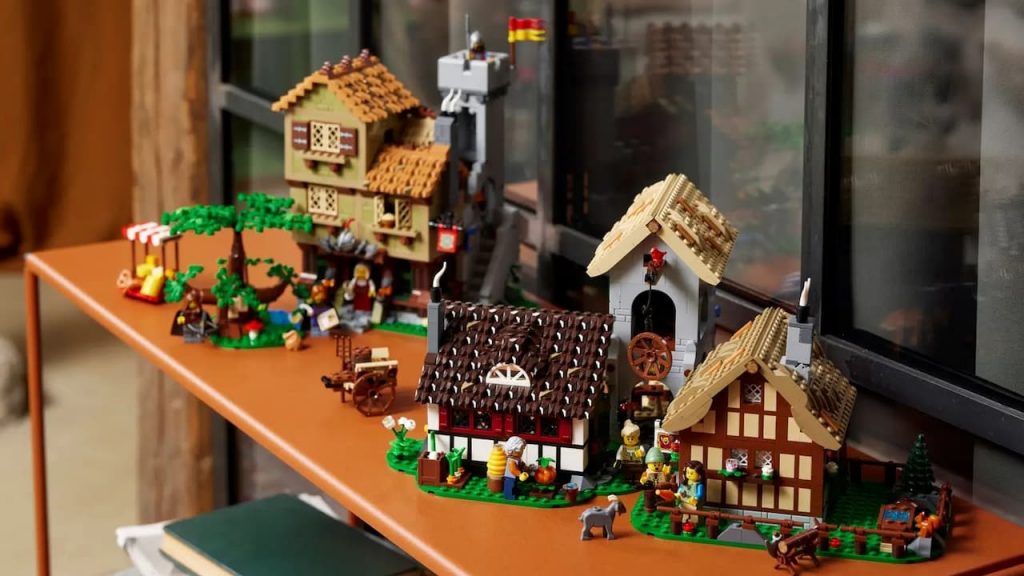 Lego Medieval Town Square