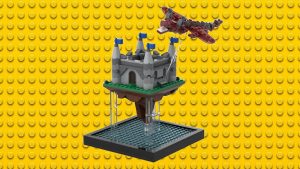 This Lego Ideas Floating Castle is a Tiny Work of Art