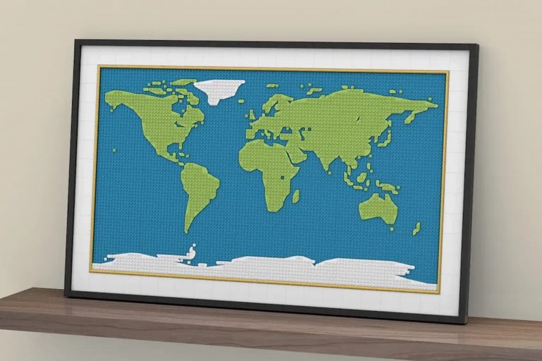This Lego Ideas World Map is even better than the real thing