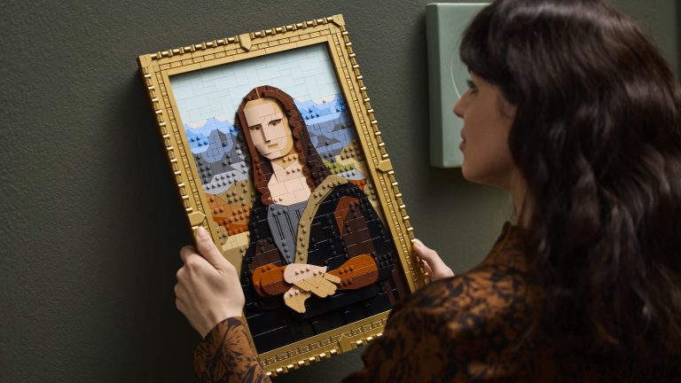 Out on 1st October, I can’t decide if the Lego Mona Lisa is awesome or awful
