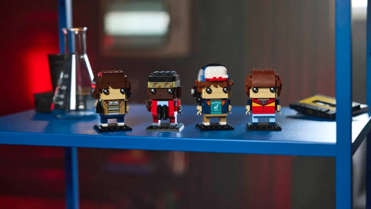 Lego Brickheadz Stranger Things Mike, Dustin, Lucas and Will Figures 40801
